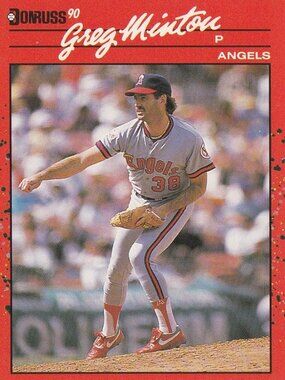 Greg Minton Baseball Card